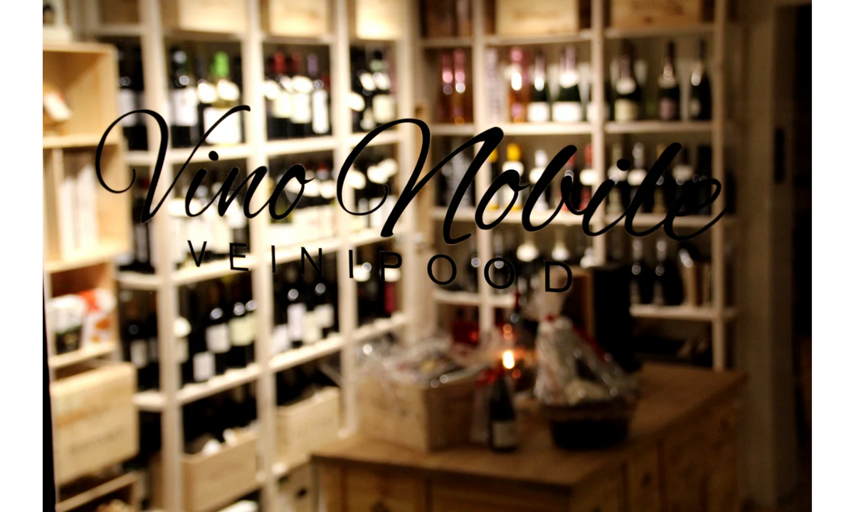 Interior of the Vino Nobile wine shop